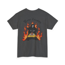 Load image into Gallery viewer, Unisex Heavy Cotton Tee - 'Hugs Ceramics' Skull & Flames Graphic Tee