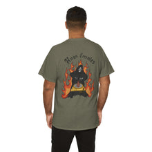 Load image into Gallery viewer, Unisex Heavy Cotton Tee - 'Hugs Ceramics' Skull & Flames Graphic Tee