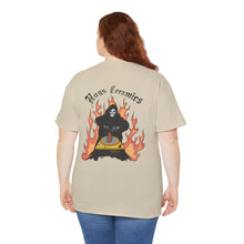 Load image into Gallery viewer, Unisex Heavy Cotton Tee - 'Hugs Ceramics' Skull & Flames Graphic Tee