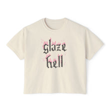 Load image into Gallery viewer, Glaze Hell - Women's Boxy Tee - Black/Pink
