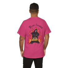 Load image into Gallery viewer, Unisex Heavy Cotton Tee - 'Hugs Ceramics' Skull & Flames Graphic Tee