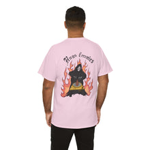 Load image into Gallery viewer, Unisex Heavy Cotton Tee - 'Hugs Ceramics' Skull & Flames Graphic Tee
