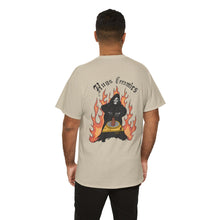 Load image into Gallery viewer, Unisex Heavy Cotton Tee - 'Hugs Ceramics' Skull & Flames Graphic Tee