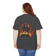 Load image into Gallery viewer, Unisex Heavy Cotton Tee - 'Hugs Ceramics' Skull & Flames Graphic Tee