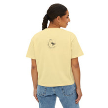 Load image into Gallery viewer, Glaze Hell - Women's Boxy Tee - Teal/Pink