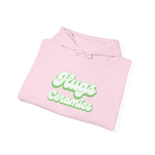 Load image into Gallery viewer, Hugs Ceramics Green Text Unisex Heavy Blend™ Hooded Sweatshirt