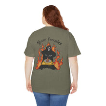 Load image into Gallery viewer, Unisex Heavy Cotton Tee - 'Hugs Ceramics' Skull & Flames Graphic Tee