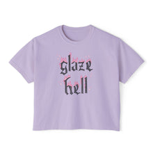 Load image into Gallery viewer, Glaze Hell - Women's Boxy Tee - Black/Pink