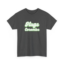 Load image into Gallery viewer, Hugs Ceramics Green Text Unisex Heavy Cotton Tee