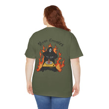 Load image into Gallery viewer, Unisex Heavy Cotton Tee - 'Hugs Ceramics' Skull & Flames Graphic Tee