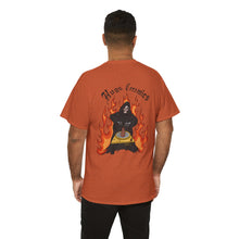 Load image into Gallery viewer, Unisex Heavy Cotton Tee - 'Hugs Ceramics' Skull & Flames Graphic Tee