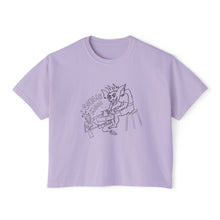Load image into Gallery viewer, Pottery Goblin Boxy Tee for Women - Casual Graphic Tee