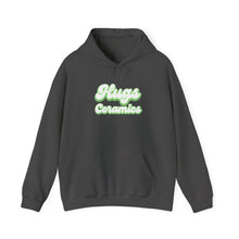 Load image into Gallery viewer, Hugs Ceramics Green Text Unisex Heavy Blend™ Hooded Sweatshirt
