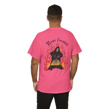 Load image into Gallery viewer, Unisex Heavy Cotton Tee - &#39;Hugs Ceramics&#39; Skull &amp; Flames Graphic Tee
