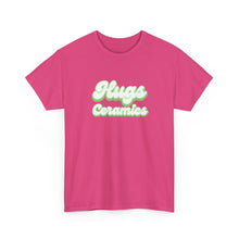 Load image into Gallery viewer, Hugs Ceramics Green Text Unisex Heavy Cotton Tee
