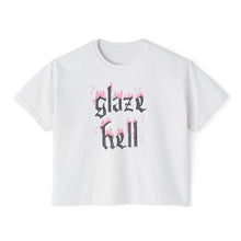 Load image into Gallery viewer, Glaze Hell - Women's Boxy Tee - Black/Pink
