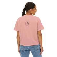 Load image into Gallery viewer, Glaze Hell - Women's Boxy Tee - Teal/Pink

