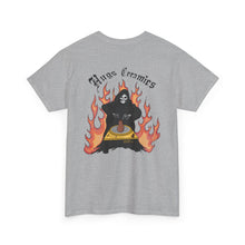 Load image into Gallery viewer, Unisex Heavy Cotton Tee - &#39;Hugs Ceramics&#39; Skull &amp; Flames Graphic Tee
