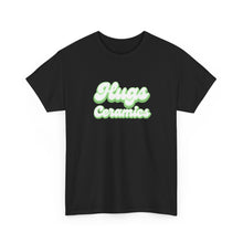 Load image into Gallery viewer, Hugs Ceramics Green Text Unisex Heavy Cotton Tee
