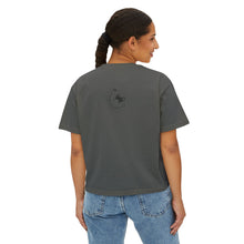 Load image into Gallery viewer, Glaze Hell - Women's Boxy Tee - Teal/Pink
