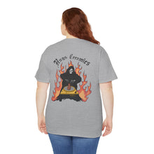 Load image into Gallery viewer, Unisex Heavy Cotton Tee - &#39;Hugs Ceramics&#39; Skull &amp; Flames Graphic Tee

