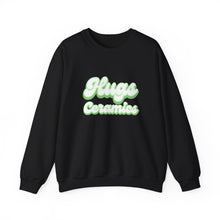 Load image into Gallery viewer, Hugs Ceramics Green Text Unisex Heavy Blend™ Crewneck Sweatshirt

