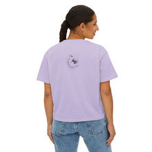 Load image into Gallery viewer, Glaze Hell - Women's Boxy Tee - Teal/Pink
