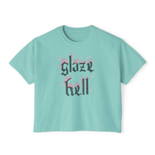 Load image into Gallery viewer, Glaze Hell - Women's Boxy Tee - Black/Pink
