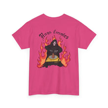 Load image into Gallery viewer, Unisex Heavy Cotton Tee - &#39;Hugs Ceramics&#39; Skull &amp; Flames Graphic Tee
