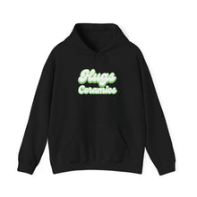 Load image into Gallery viewer, Hugs Ceramics Green Text Unisex Heavy Blend™ Hooded Sweatshirt
