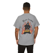 Load image into Gallery viewer, Unisex Heavy Cotton Tee - &#39;Hugs Ceramics&#39; Skull &amp; Flames Graphic Tee

