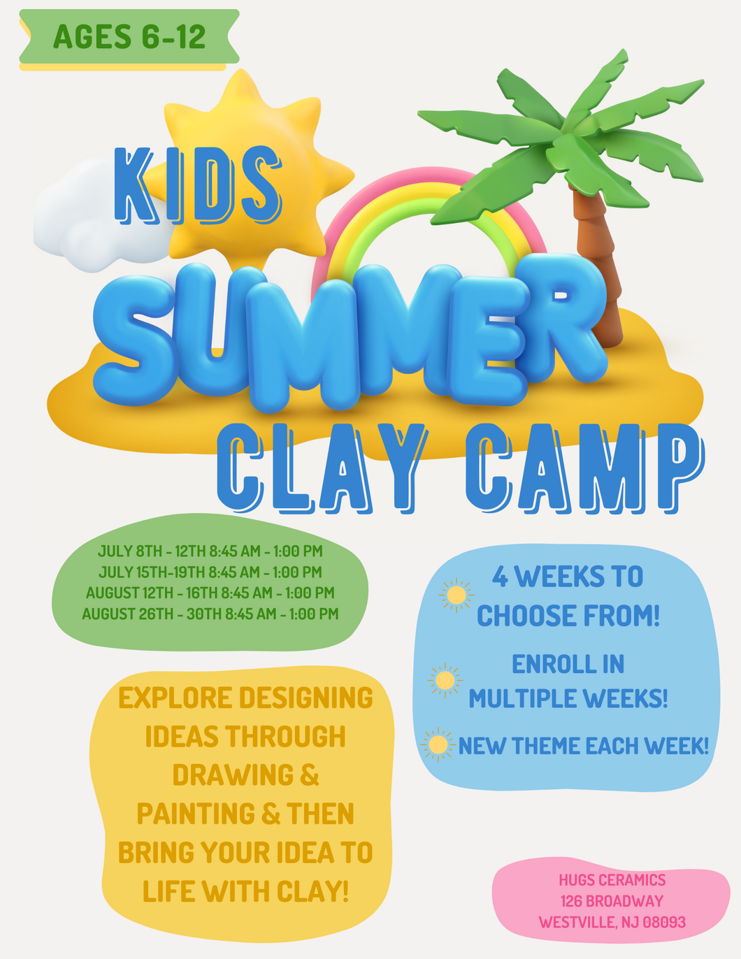'KIDS SUMMER CLAY CAMP 2024'
